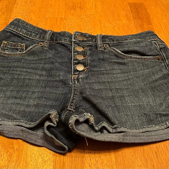 Universal Thread High Rise Shortie cutoff shorts, size 0 - Picture 1 of 5